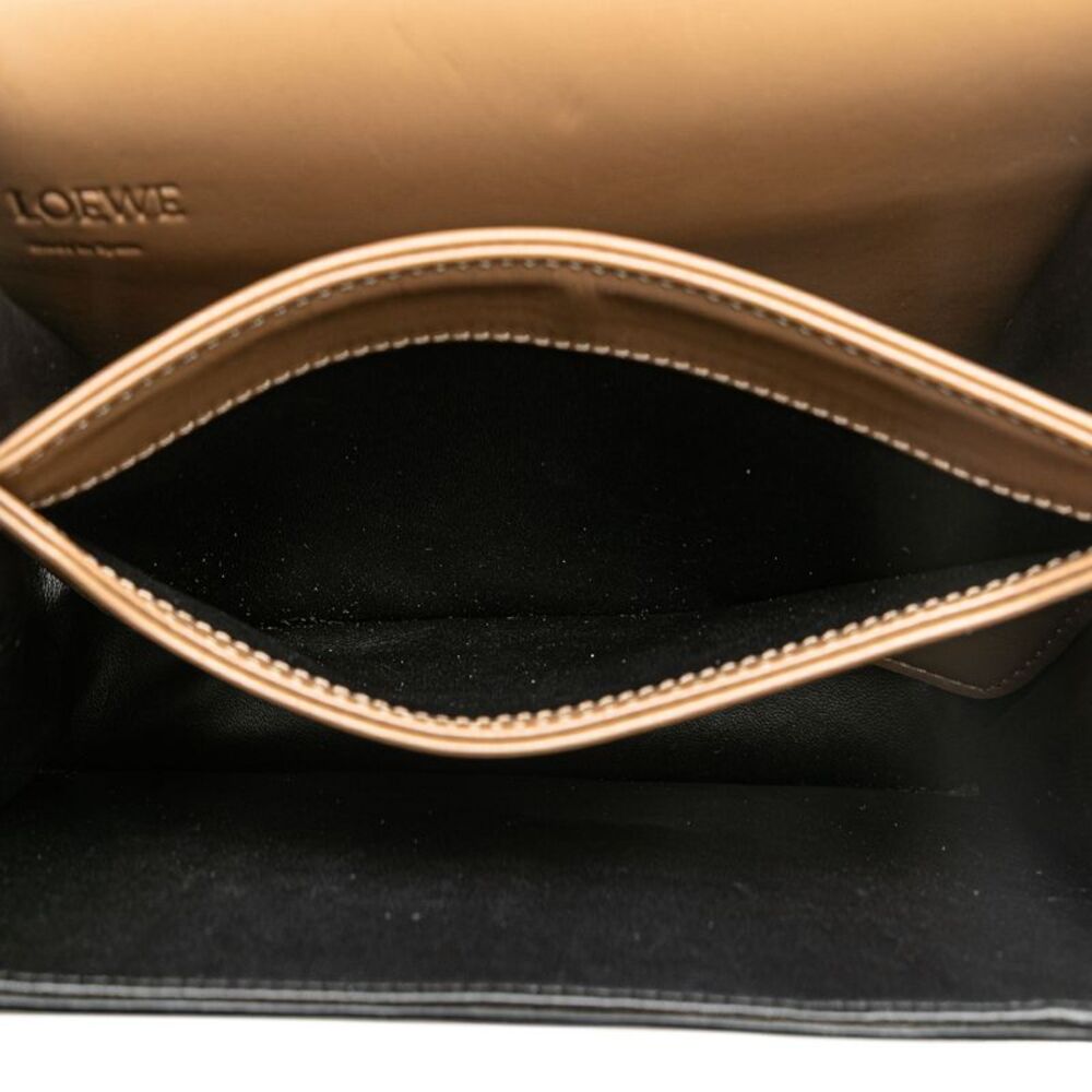Pre Loved loewe Puzzle Small Leather Crossbody Women Brown Crossbody Bags - Picture 5 of 8